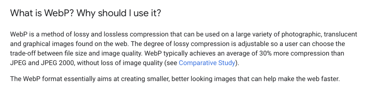 What Is WebP
