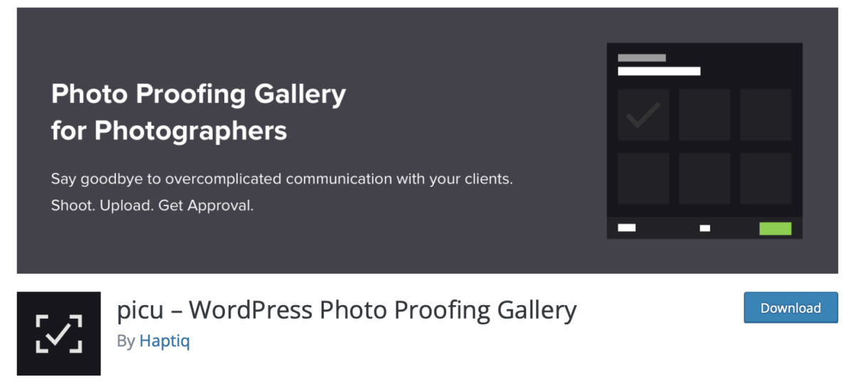 picu photography plugin