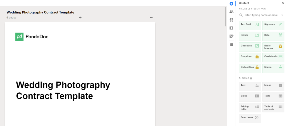 Wedding Photography Contract Template Pandadoc