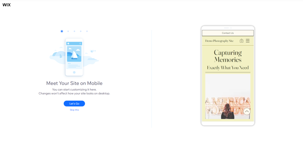 Mobile Responsiveness - Wix